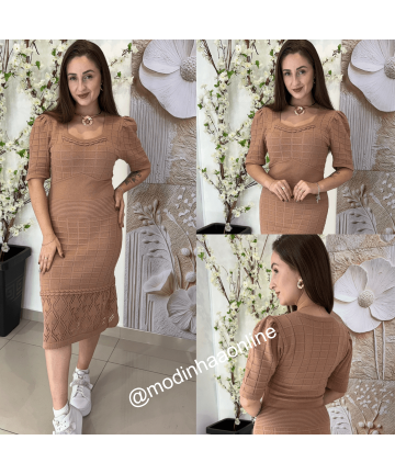 Vestido Modal Princesa Bege